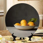 Minimalism Ceramic Display Plate 10-inch Round, Home Decor with Stand & Hook DP-253561201
