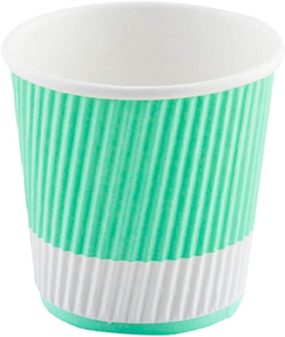 Restaurantware 8 Ounce Double Wall Disposable Coffee Cups, 500 Insulated Light - Image 5