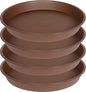4 Pack of 16 inch Plant Saucer, Heavy Duty Round Plant Trays by Bleuhome