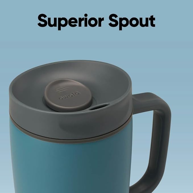 Owala SmoothSip Slider Stainless Steel Insulated Travel Mug - Image 4