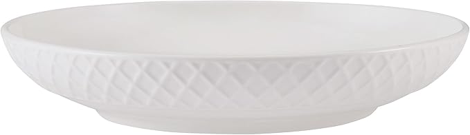 Mikasa Trellis Bone China 9-Inch Pasta Bowls Set of 4, Lightweight, - Image 2