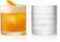 LEMONSODA Hobnail Drinking Glasses Set of 2 – Vintage Clear Lowball Glass Cups 10oz – Textured Barware Aesthetic Retro Glassware Tumblers for Water, Cocktails, Whiskey, Juice (Lowball 10oz, Set of 2)