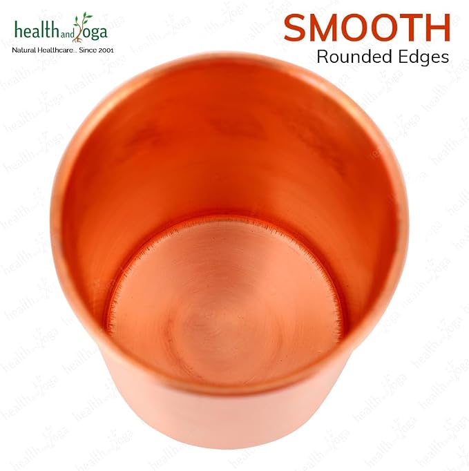 HealthAndYoga™ qCup Pure Copper Tumblers - Image 10