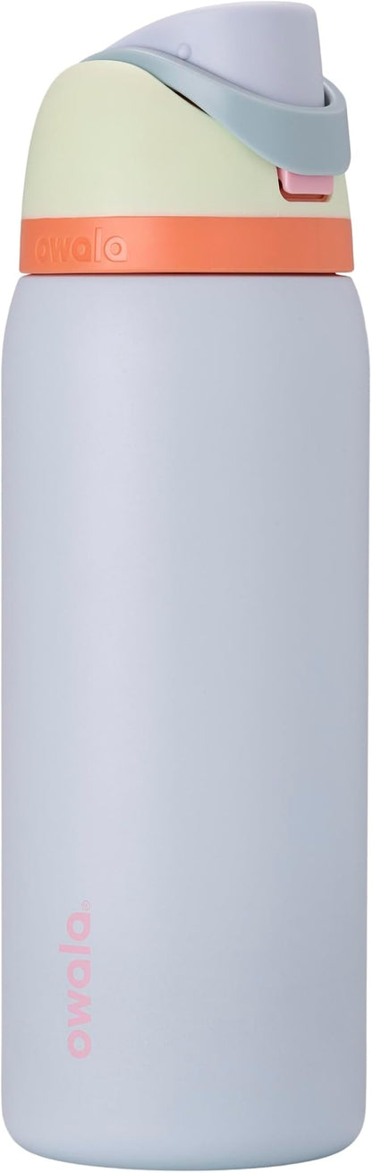 Owala FreeSip Stainless Steel Water Bottle 32 oz Beach House by Unknown
