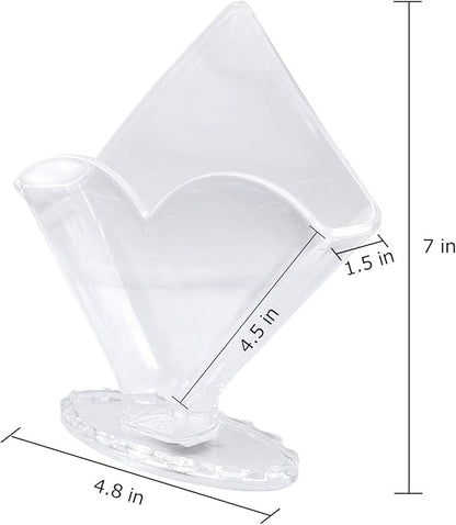 Cocktail Napkin Holder 2 Pack | Acrylic Clear Coffee Filter Holder, Modern - Image 6