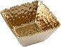 Pampa Bay CER-2733-G Small Square Snack Bowl in Golden Millennium, 5-inch Square, Porcelain