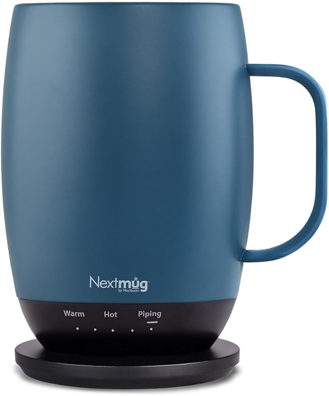 Nextmug Plus - Temperature-Controlled, Self-Heating Coffee Mug | – No App by NextmugbyNextboom