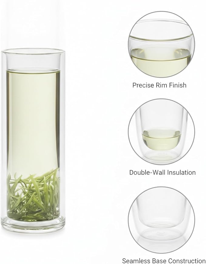 Double Wall Borosilicate Glass Mug - Image 6