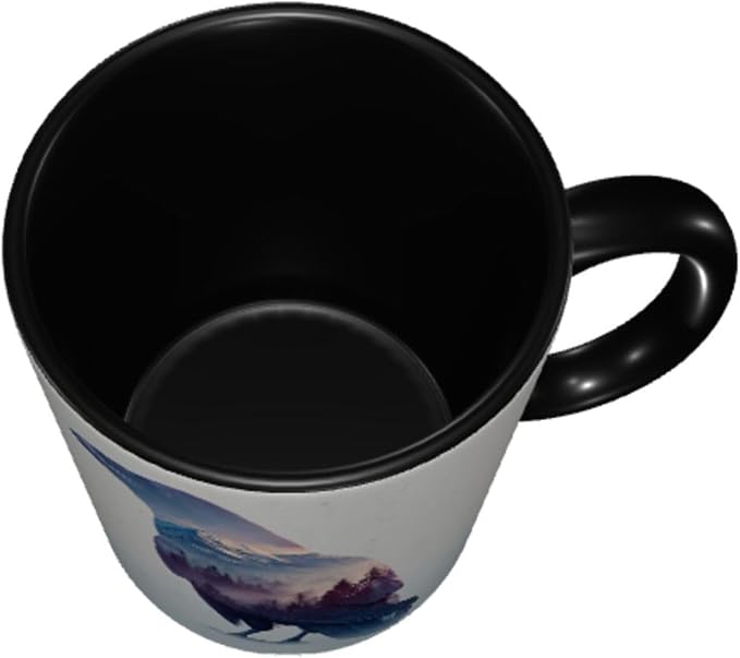 FyLybois Crow Coffee Mug 11 Ounce Mugs Ceramic Tea Cup Drinking Water Cups | - Image 5
