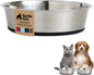 GORILLA GRIP Dog Bowl, Holds 4 Cups, Food Grade 304 Stainless Steel Food and by Unknown