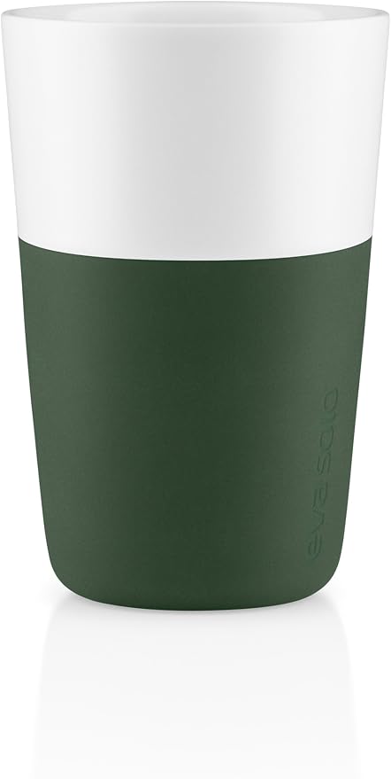 Eva Solo | 2 Latte Tumbler Mugs | 12 oz Porcelain Coffee Cup Tumblers - Image 3
