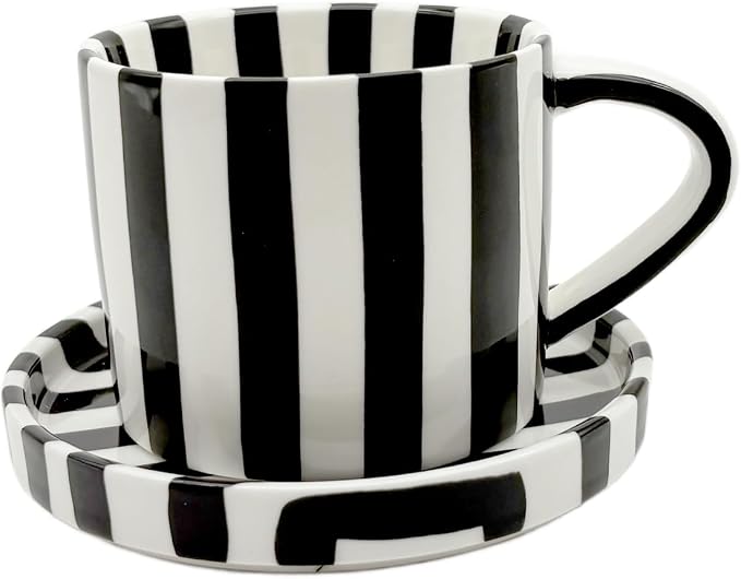 8 Oz Ceramic Coffee Mug Espresso Cups by CACXKEP