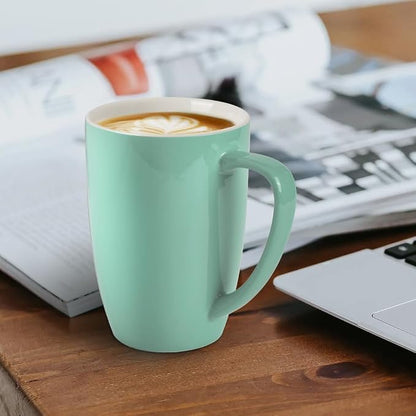 homEdge Porcelain Mug Set, 16 Ounces Cup - Image 2