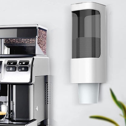 Cup Dispenser, Wall Mount Water Cooler Cups Holder Fit 3-5oz Cup | Fit Paper & - Image 7