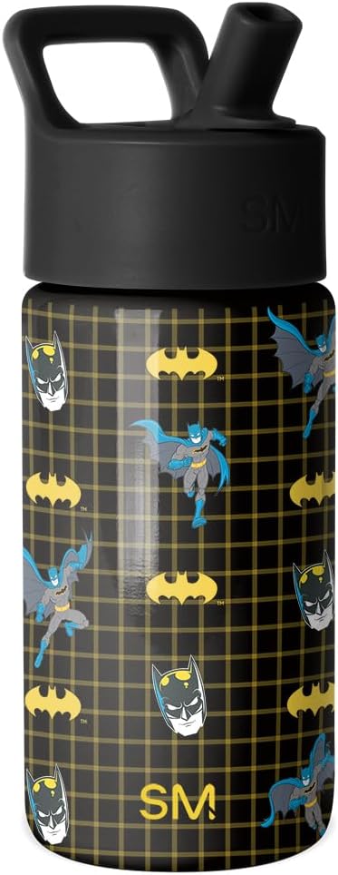 Simple Modern Batman Kids Water Bottle & Toddler Cup | 14oz | Insulated by Unknown