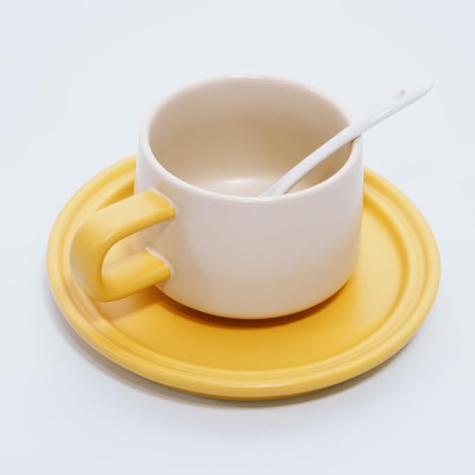 Bone China Tea Cup and Saucer Set by STAREARTH