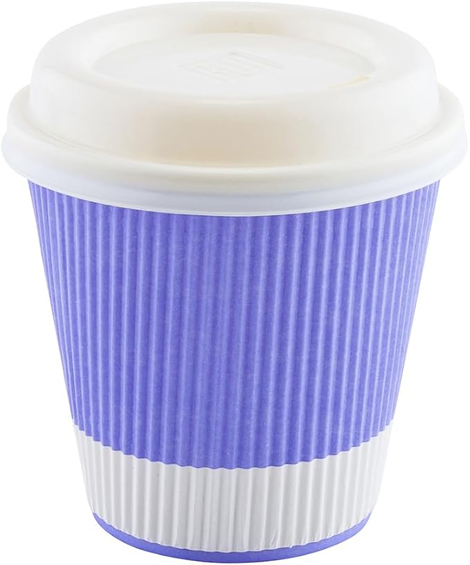 Restaurantware 8 Ounce Double Wall Disposable Coffee Cups, 500 Insulated Light - Image 7