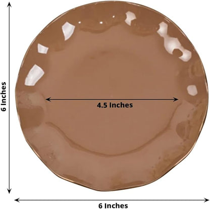 Efavormart 10 Pack Hard Plastic Dessert Plates - Image 3