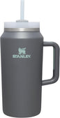 STANLEY Quencher H2.0 Flow State Tumbler, 64 oz, Charcoal | Handle and Straw | by Unknown