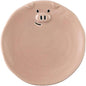 Nordic Style Creative Cute Pink Piglet Dishes, Home Breakfast Ceramic Matte by CAPIJIONG