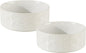 Ceramic Dog Bowl Set, 7.3" Dog Bowls with Anti-Slip Rings for Medium Breed Dogs, 5 Cup Food and Water Bowls, Pet Dishes for Medium-Sized Dogs, Microwave Safe (Double Bowls - White, 7.3 inch)