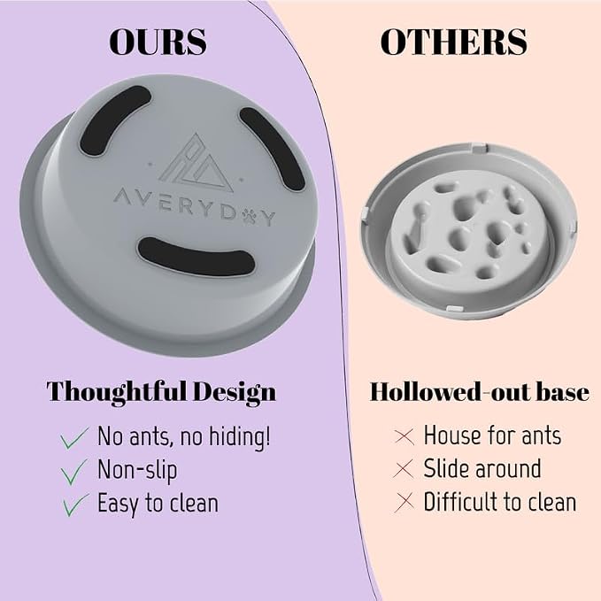 AVERYDAY Slow Feeder Dog Bowls for Medium Breeds Fits Raised Feeding Station - Image 6