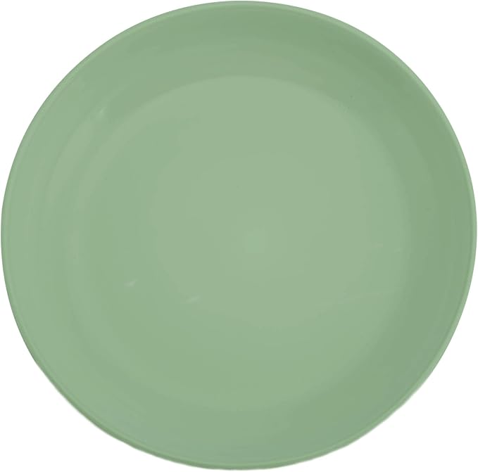 Elanze Designs Bistro Glossy Ceramic 8.5 inch Shallow Pasta Dinner Bowls Set of - Image 4