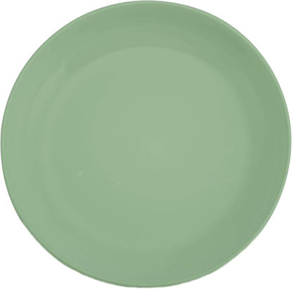 Elanze Designs Bistro Glossy Ceramic 8.5 inch Shallow Pasta Dinner Bowls Set of - Image 4