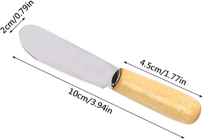 ACKLLR 5 Pack Stainless Steel Straight Edge Wide Butter Spreader - Image 2