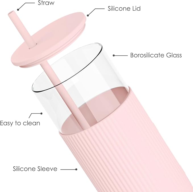 SANDJEST Glass Water Bottle - Image 2