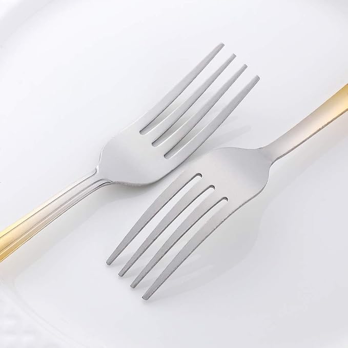12 Pieces Dinner Fork, Stainless Steel Silverware Forks, 7.1 Inches Metal Fork - Image 6