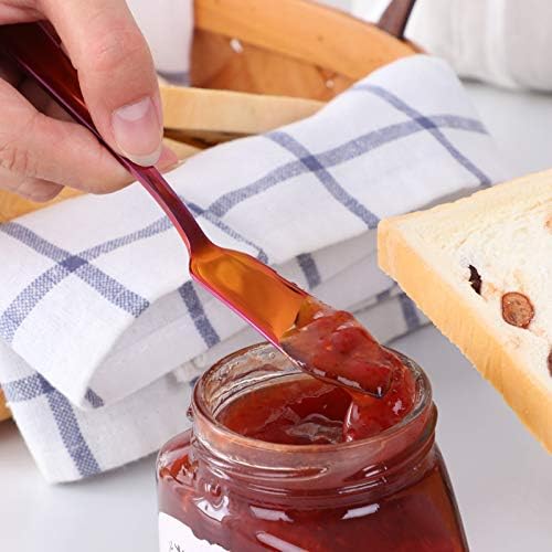 Buyer Star Cheese Butter Knife, Stainless Steel 18/10 6" Mini Desert Knives - Image 6