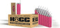 Hogg 20 oz Skinny Case (24 Units) - Pink, Powder Coated Tumblers for Laser Engraving, Engravable Tumblers Bulk, Stainless Steel Cups Bulk, Insulated Cups with Lids and Straws