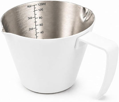 2Pc Espresso Measuring Cups, Double Spouts Stainless Steel - Image 8