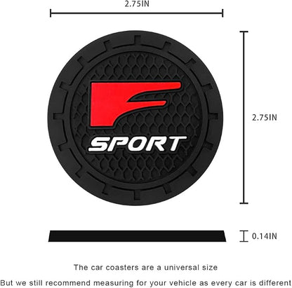 Car Cup Holder Coaster for Lexus f Sport Cupholder Coaster Interior Accessories - Image 2