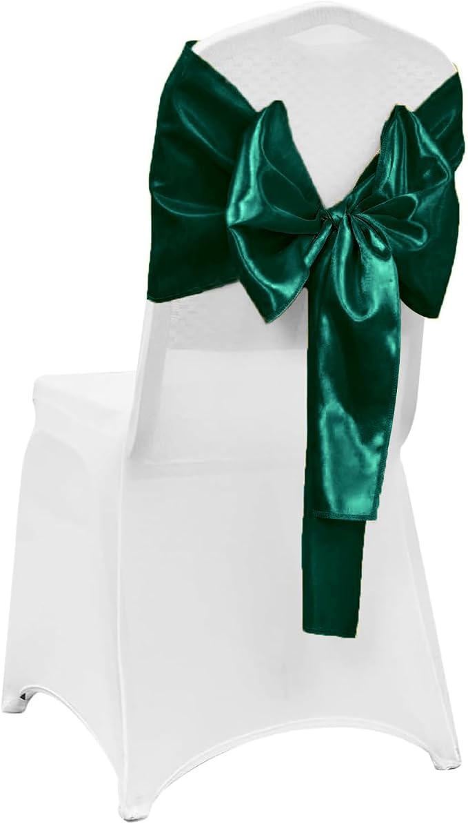 10-Pack Dark Green Satin Table Runner 12 x 108 Inch Long Fuchsia Bright and - Image 6
