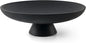 Large Decorative Bowl, Modern Resin Pedestal Bowl for Home Decor, Stylish Fruit Bowl for Kitchen Counter, Chic Key Holder for Entry Table, Matte Black