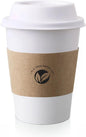 KTOB [50 pack 12 oz Compostable Coffee Cups by KTOBDirect