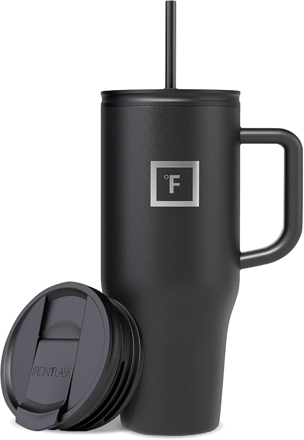 IRON °FLASK 32 oz Co-Pilot Insulated Travel Mug | Insulated Travel Mug by IronFlask