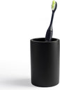 Matte Black Resin Bathroom Tumbler Cup by JoLavie