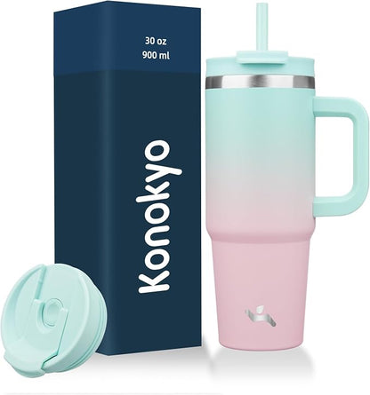 Konokyo 30 oz Insulated Tumbler Water Bottle by Konokyo