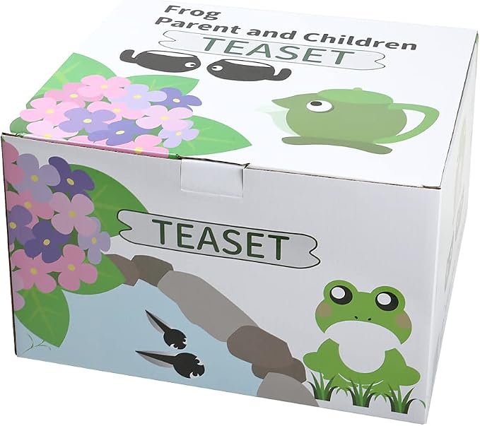 Frog Teapot & Cup Set, Japanese Tea Service - Image 8