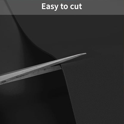 Leather Table Pad,1.8mm Thick,40x66 Inch,Dining Table Pad,Table Pads for Dining Room Table Rectangular,Table Protector for Dining Room Table,Table Top Protector(Black+Black,40x66)