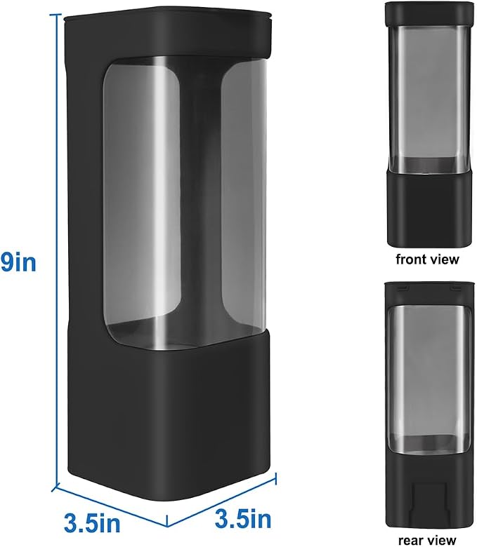 Cup Dispenser, Wall Mount Water Cooler Cups Holder Fit 3-5oz Cup | Fit Paper & - Image 3