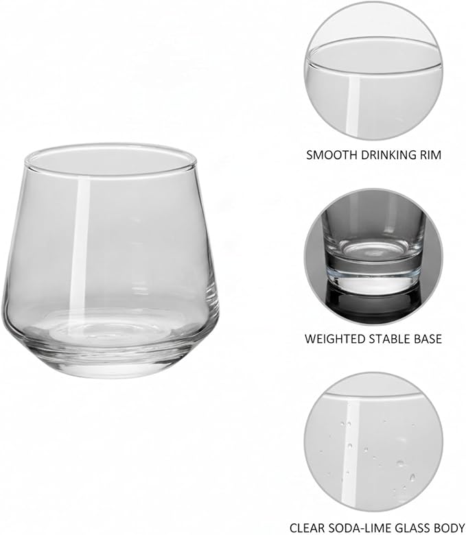 Handleless Highball Glass, 7.8 oz Tall Tumbler - Image 6