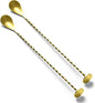 Bar Spoon Cocktail Mixing Stirrers, 12” by Briout