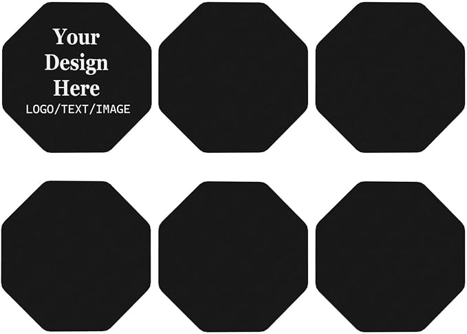 Custom Leather Coasters with Logo Personalized Coasters Bulk | Customized - Image 2