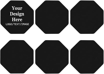 Custom Leather Coasters with Logo Personalized Coasters Bulk | Customized - Image 2