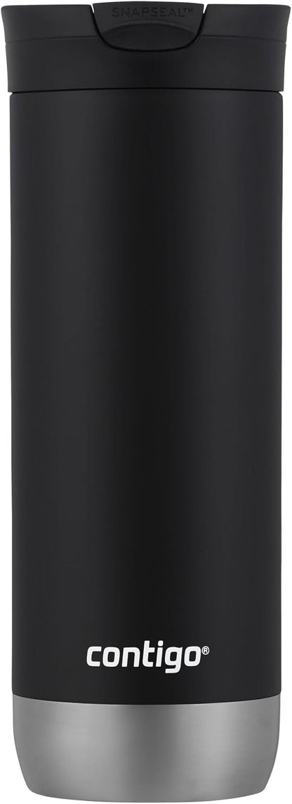 Contigo HuronTravel Mug Screw Cap Stainless Steel Drinking Cup by Unknown