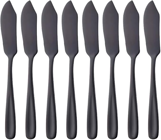 Buyer Star Cheese Butter Knife, Stainless Steel 18/10 6" Mini Desert Knives by BuyerStar